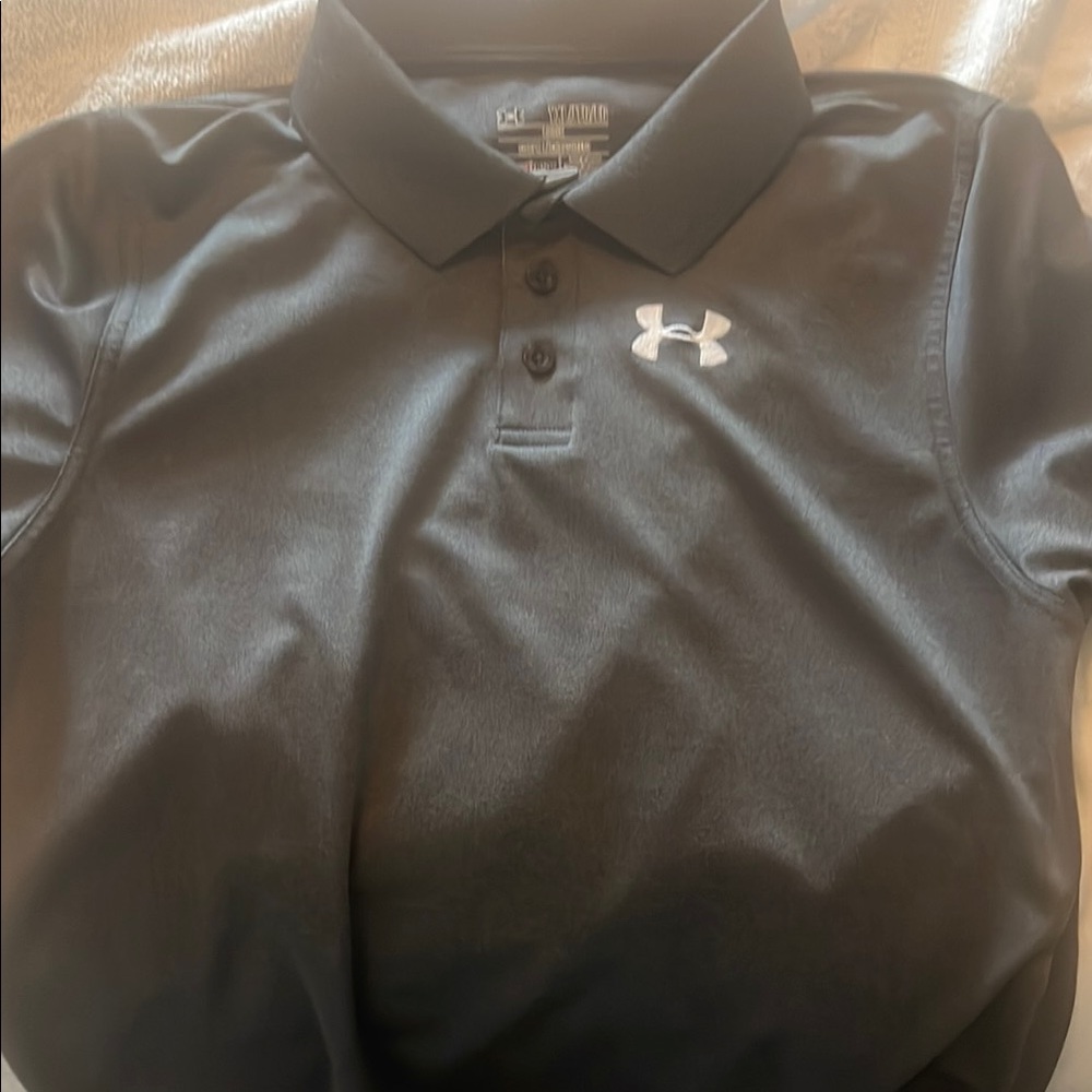 Under Armour Black Performance Polo Shirt
